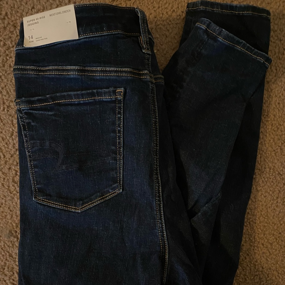 American Eagle Super Hi-Rise Super Stretch Jegging Size 14
